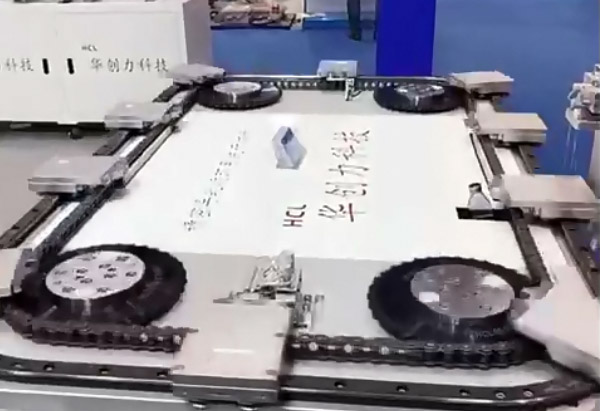 HCL精密鏈條矩形圓弧導軌輸送線