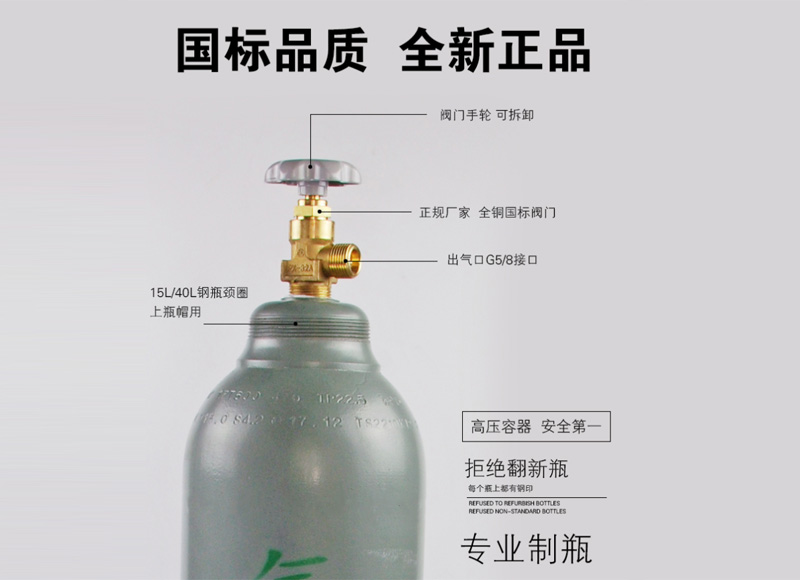 標(biāo)準(zhǔn)氣體鋼瓶接口